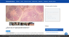 Desktop Screenshot of hiperparatiroidismo.com